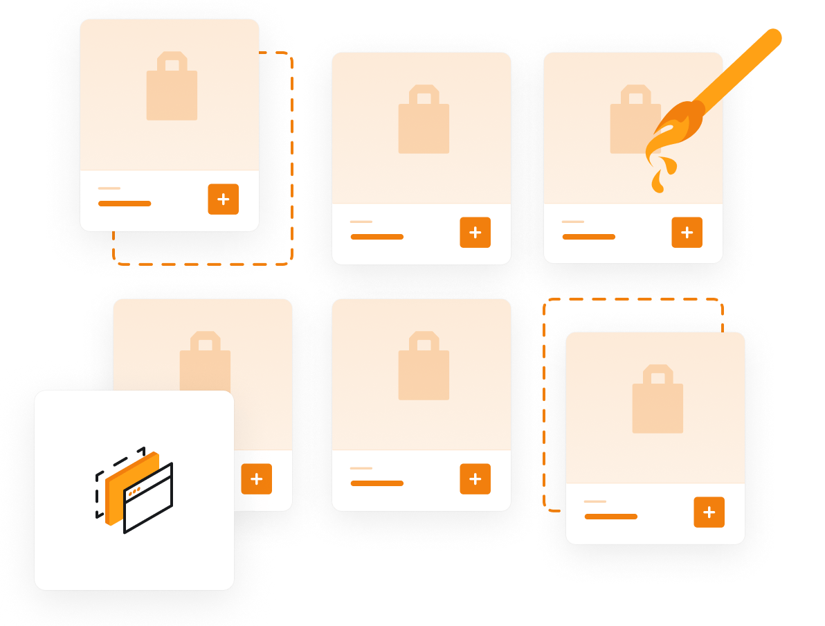 Site Builder -  Creating an impressive online store is effortless